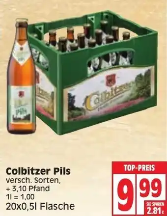 Edeka Colbitzer Pils 20x0,5L Flasche Angebot