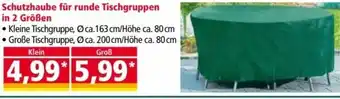 Norma Schutzhaube für runde Tischgruppen in 2 Größen Angebot