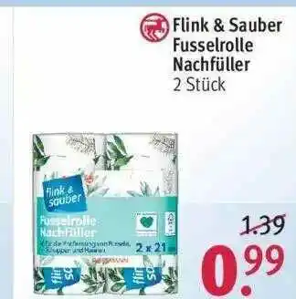 Rossmann Flink & Sauber Fusselrolle Nachfüller Angebot