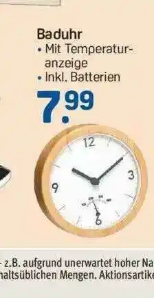 Rossmann Baduhr Angebot