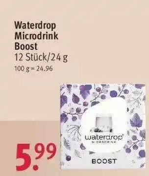 Rossmann Waterdrop Microdrink Boost Angebot