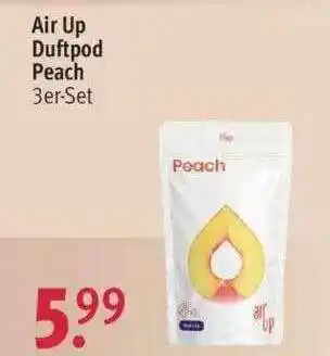 Rossmann Air Up Duftpod Peach Angebot