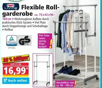 Norma Flexible Rollgarderobe Angebot