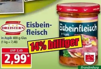 Norma Dreistern Eisbeinfleisch in Aspik 400g Glas Angebot