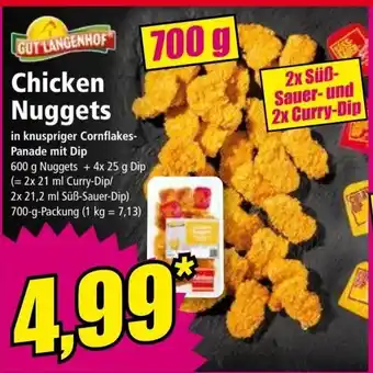 Norma Gut Langenhof Chicken Nuggets 700g Angebot