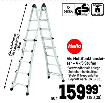 METRO Hailo Alu Multifunktionsleiter Angebot