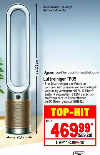 METRO Dyson Luftreiniger TP09 Angebot