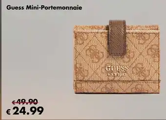 Travel Free Guess Mini-Portemonnaie Angebot