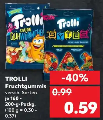 Kaufland Trolli Fruchtgummis hje 160 - 200-g-Packg. Angebot