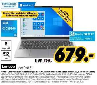 MEDIMAX Lenovo IdeaPad 5i Angebot