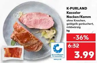 Kaufland K-Purland Kasseler Nacken/Kamm kg Angebot