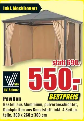 B1 Discount Baumarkt Pavillon Angebot