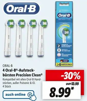 Lidl Oral-b 4 oral-b-aufsteckbürsten precision clean Angebot