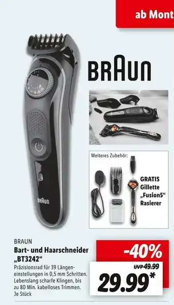 Lidl Braun bart- und haarschneider Angebot