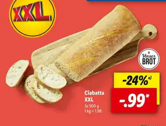 Lidl Ciabatta xxl Angebot