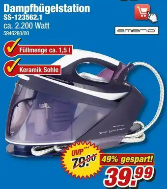 Poco Emerio dampfbügelstation ss-123562.1 Angebot