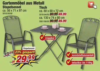 Poco Gartenmöbel aus metall Angebot