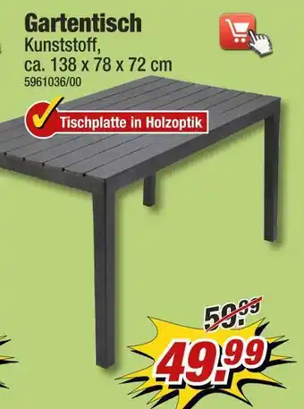 Poco Gartentisch Angebot