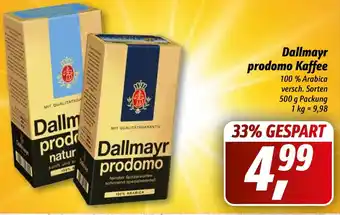 Simmel Dallmayr Prodomo Kaffee 500g Packung Angebot