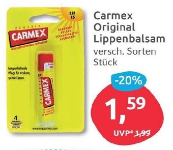 Budni Carmex Original Lippenbalsam Angebot