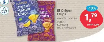 Budni El Origen Chips 60/80g Angebot