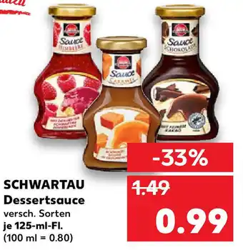 Kaufland Schwartau Dessertsauce 125ml Angebot