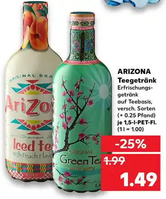 Kaufland Arizona Teegetränk 1,5L Angebot