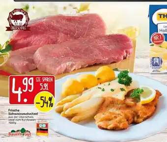 WEZ Bauern Gut Schweineschnitzel 1000g Angebot