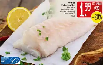 WEZ Feines Kabeljaufilet 100g Angebot