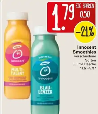 WEZ Innocent Smoothies 300ml Angebot