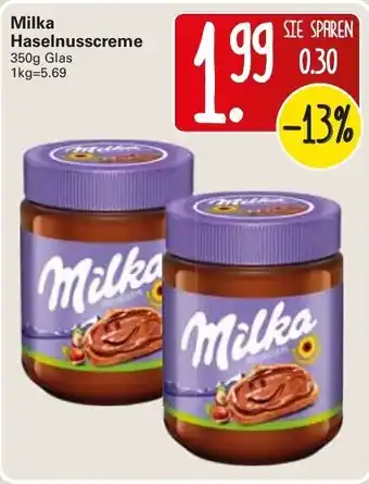 WEZ Milka Haselnusscreme 350g Angebot