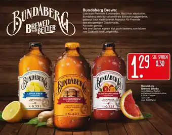 WEZ Bundaberg Brewed Drinks 0,33L Angebot