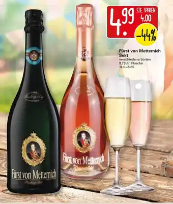 WEZ Fürst von Metternich Sekt 0,75L Angebot