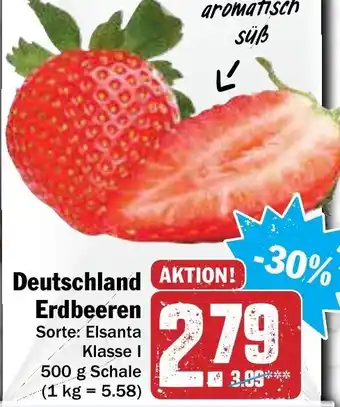 AEZ Deutschland Erdbeeren 500g Angebot