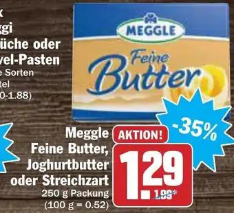 AEZ Meggle Feine Butter, Joghurtbutter oder Streichzart 250g Angebot