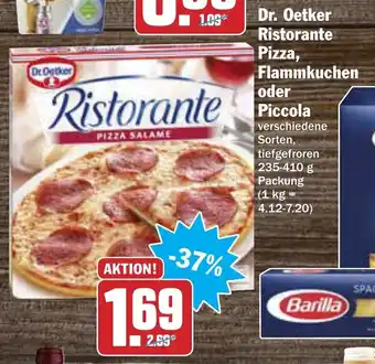 AEZ Dr. Oetker Ristorante Pizza, Flammkuchen oder Picola 235-410g Angebot