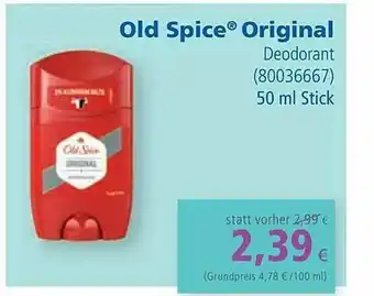 Apotal Old Spice Original Angebot