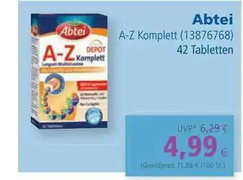 Apotal Abtei A-z Komplett Angebot