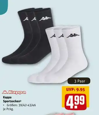 REWE Kappa sportsocken Angebot