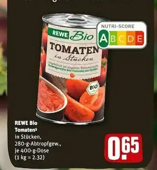 REWE Rewe bio tomaten Angebot