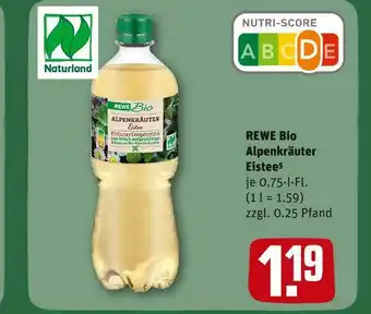 REWE Rewe bio alpenkräuter eistee Angebot