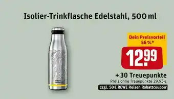 REWE National geographic isolier-trinkflasche edelstahl Angebot