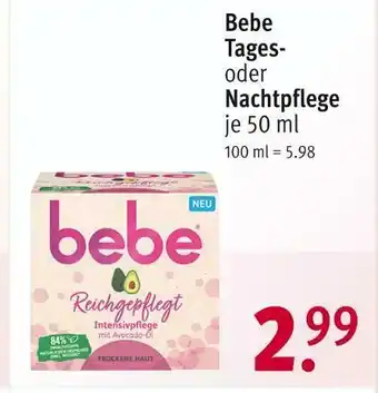 Rossmann Bebe tages- oder nachtpflege Angebot