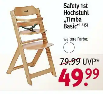 Rossmann Safety 1st hochstuhl „timba basic“ Angebot