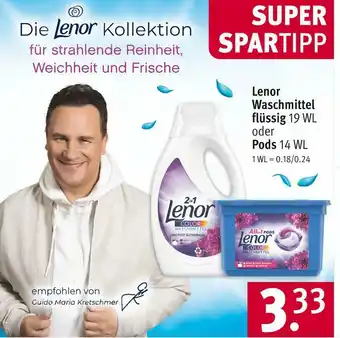 Rossmann Lenor waschmittel Angebot