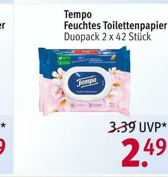 Rossmann Tempo feuchtes toilettenpapier Angebot