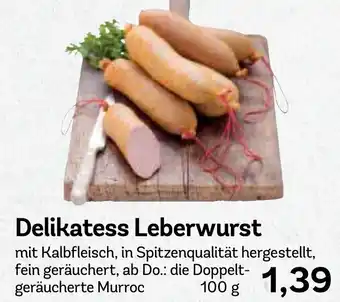 AEZ Delikatess Leberwurst 100g Angebot