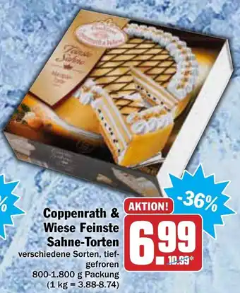 AEZ Coppenrath & Wiese Feinste Sahne Torten 800-1800g Angebot