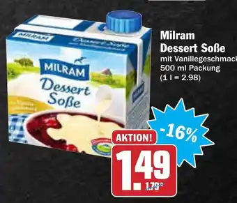 AEZ Milram Dessert Soße 500ml Angebot