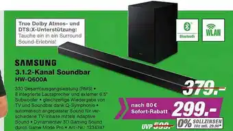 EP Samsung 3.1.2-kanal Soudbar Hw-q600a Angebot